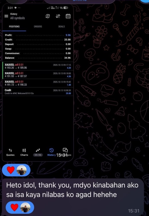 Member trade history